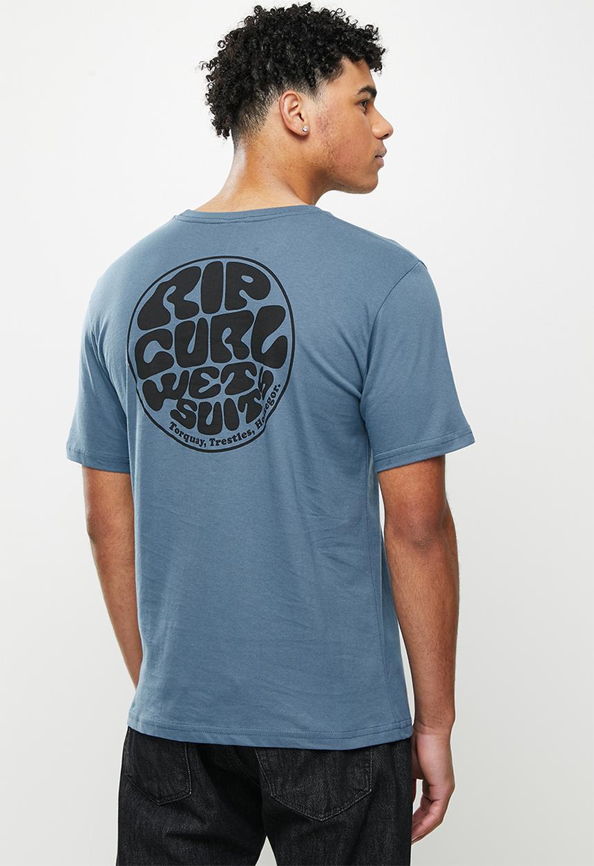 Rip Curl - Wetsuit icon tee - mineral blue