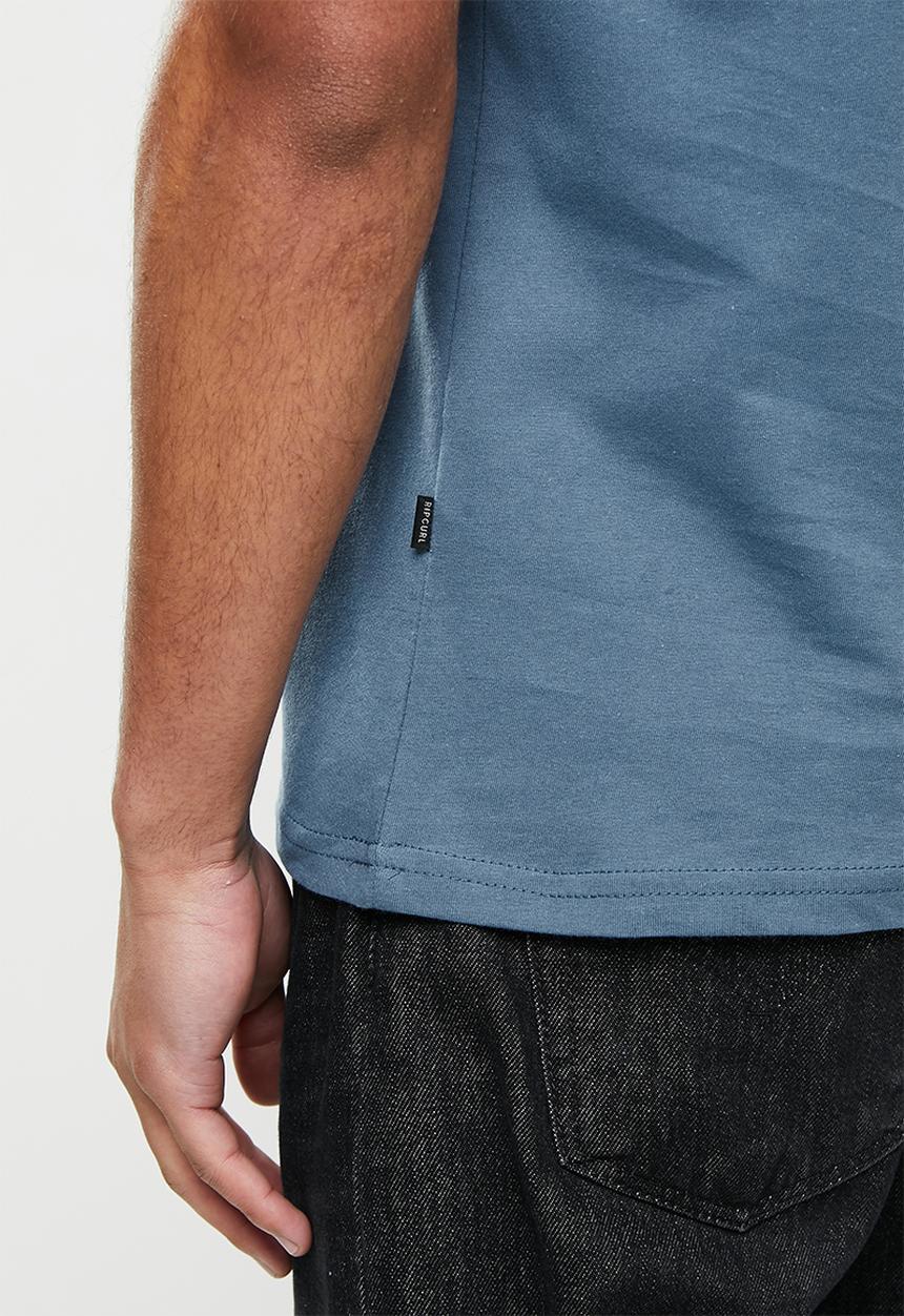 Rip Curl - Wetsuit icon tee - mineral blue