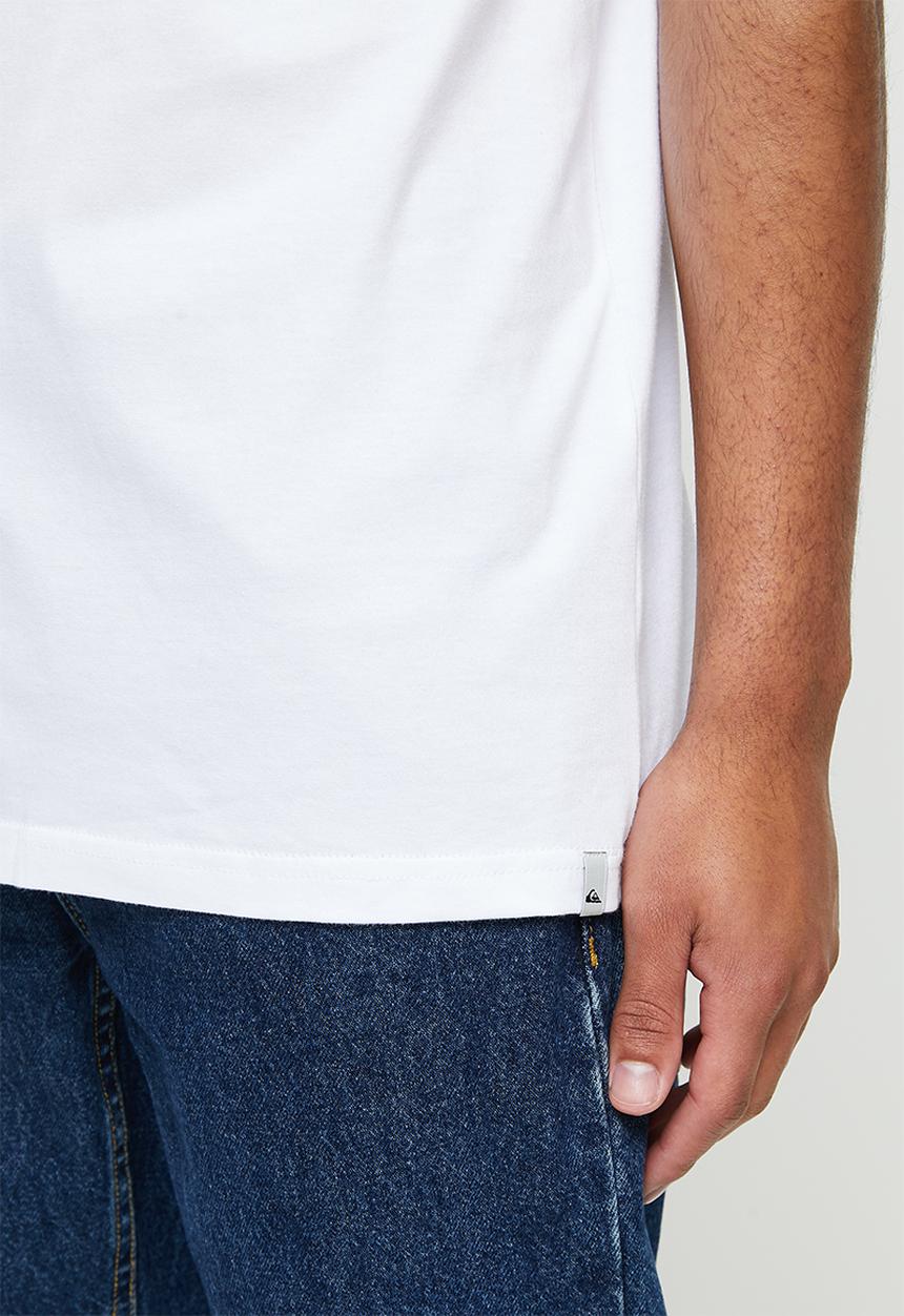 Quiksilver - Feeding line short sleeve tee - white