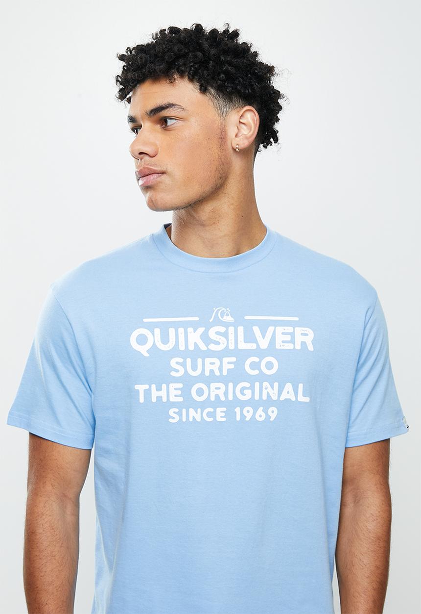 Quiksilver - Feeding line short sleeve tee - airy blue