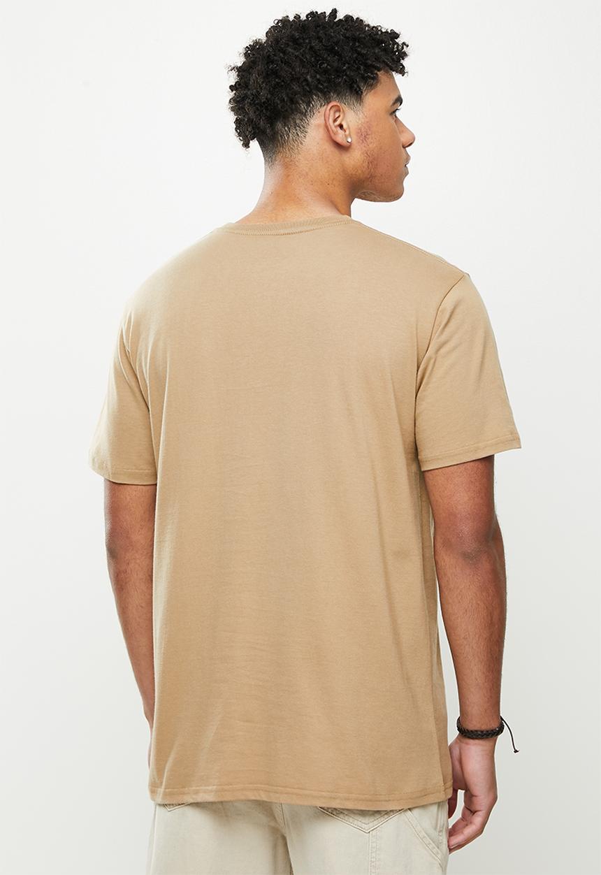 Quiksilver - Corp logo short sleeve - tannin