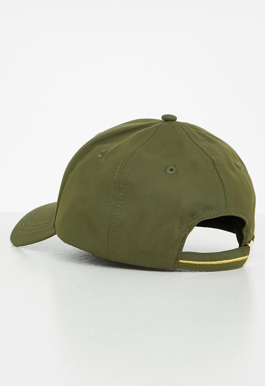 POLO - 6 Panel matt polyester twill peak - olive