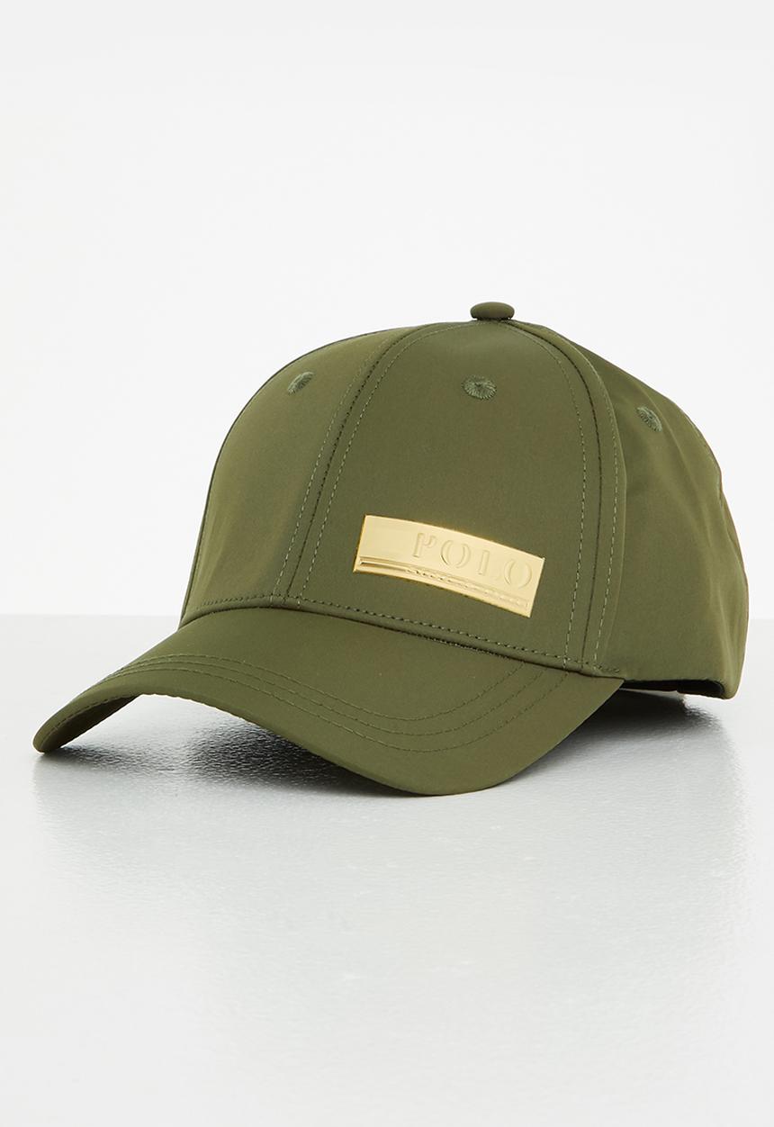 POLO - 6 Panel matt polyester twill peak - olive
