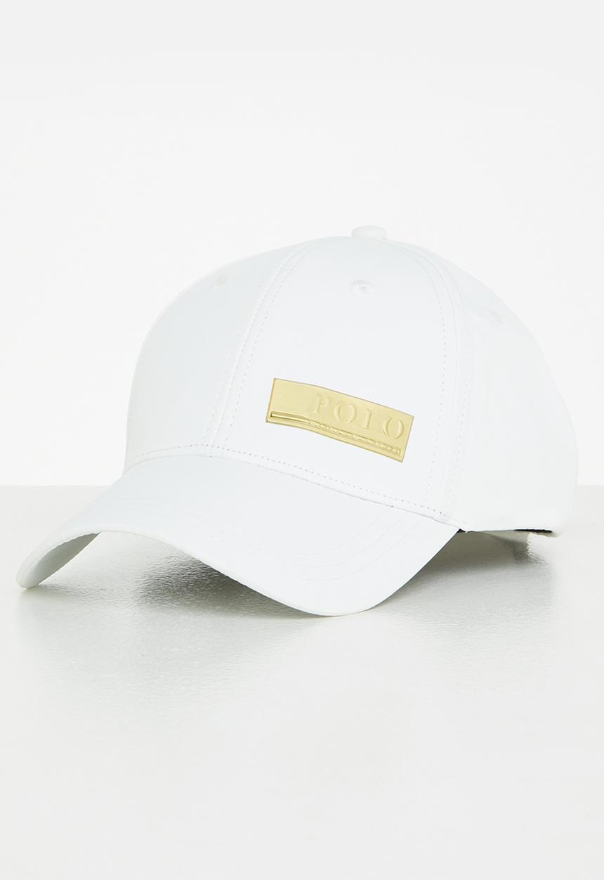 POLO - 6 Panel matt polyester twill peak - white