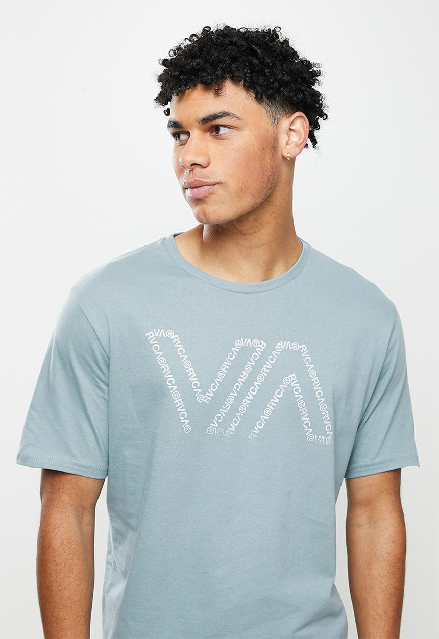 RVCA - Typewriter short sleeve tee - citadel blue