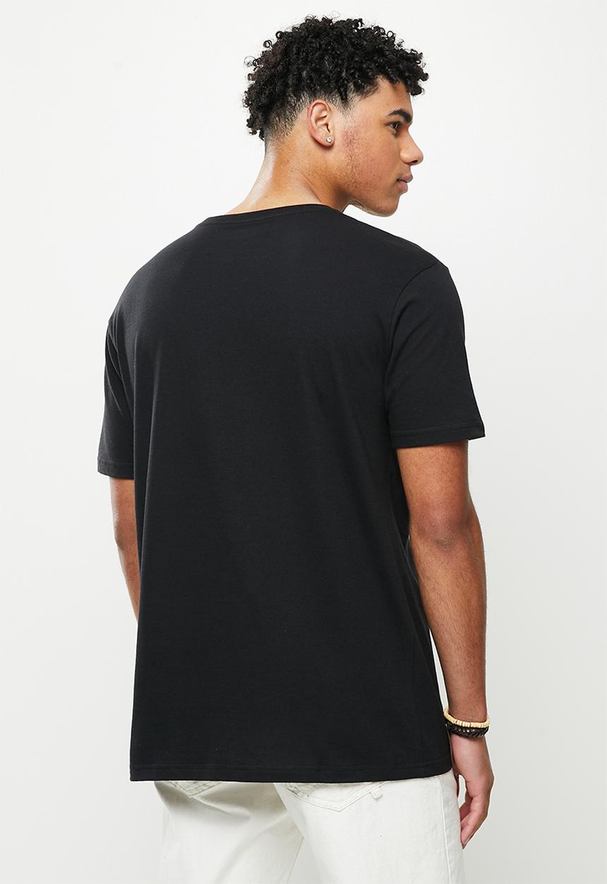 RVCA - Drop shadow short sleeve tee - black