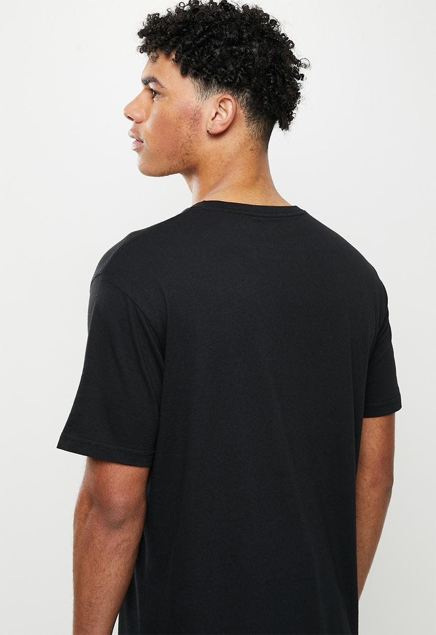 RVCA - Drop shadow short sleeve tee - black