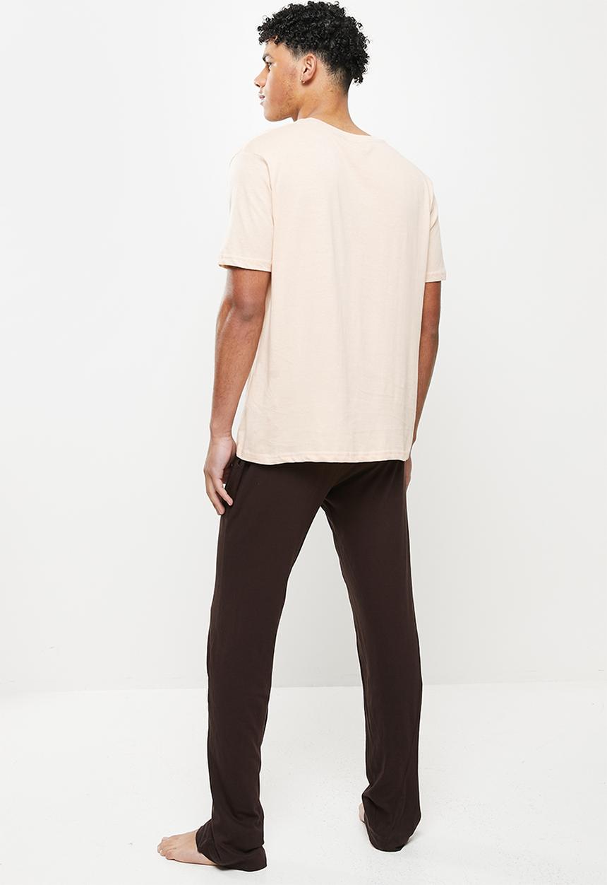 Brave Soul - Laluna sleep set - stone & choc brown