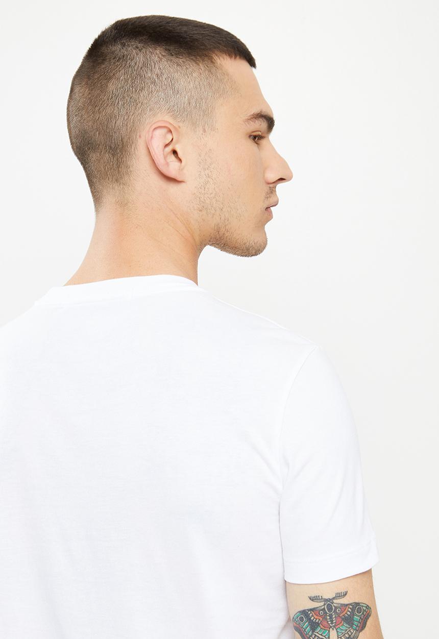 Calvin Klein - Dynamic ck center chest tee - bright white