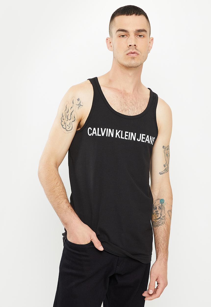 Calvin Klein - Institutional logo reg tank - black