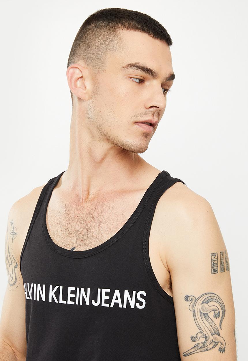Calvin Klein - Institutional logo reg tank - black