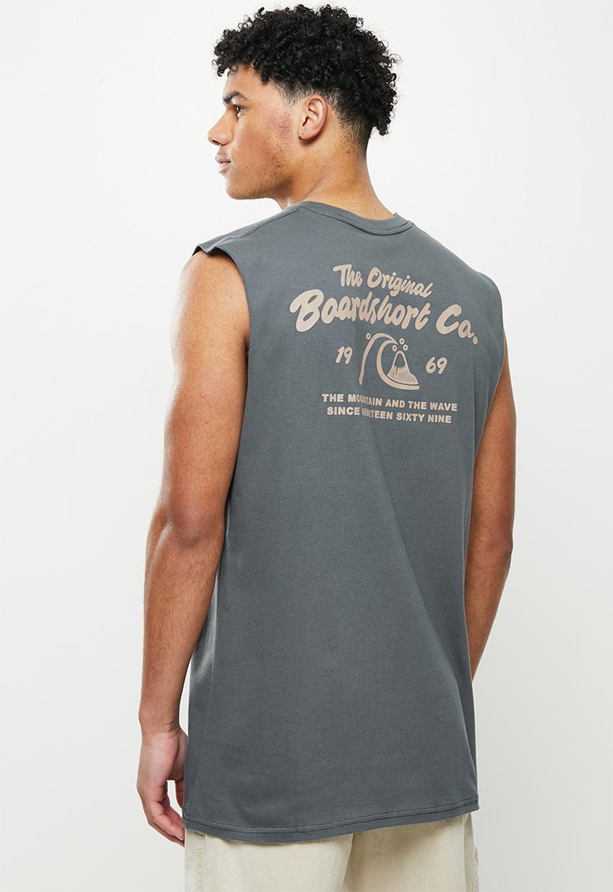 Quiksilver - Unbothered muscle - iron gate
