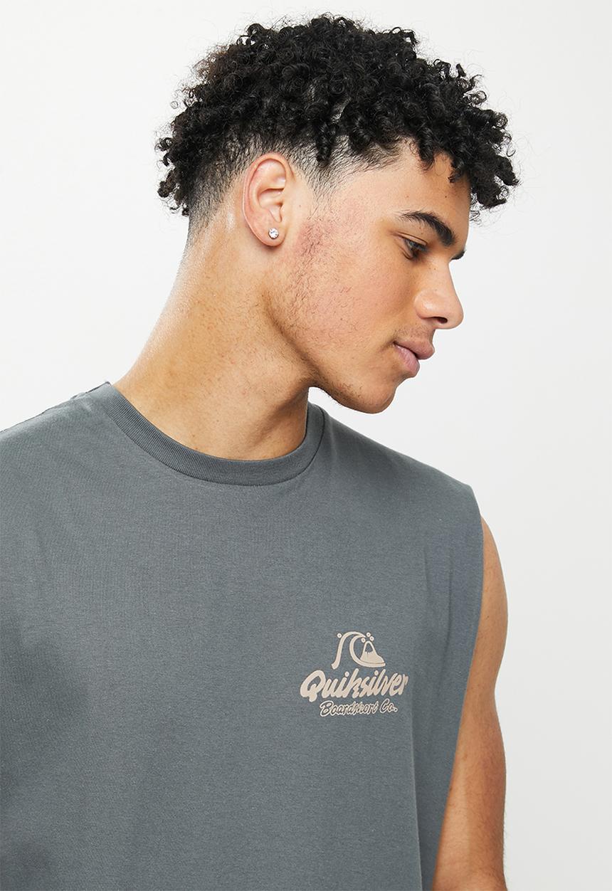 Quiksilver - Unbothered muscle - iron gate