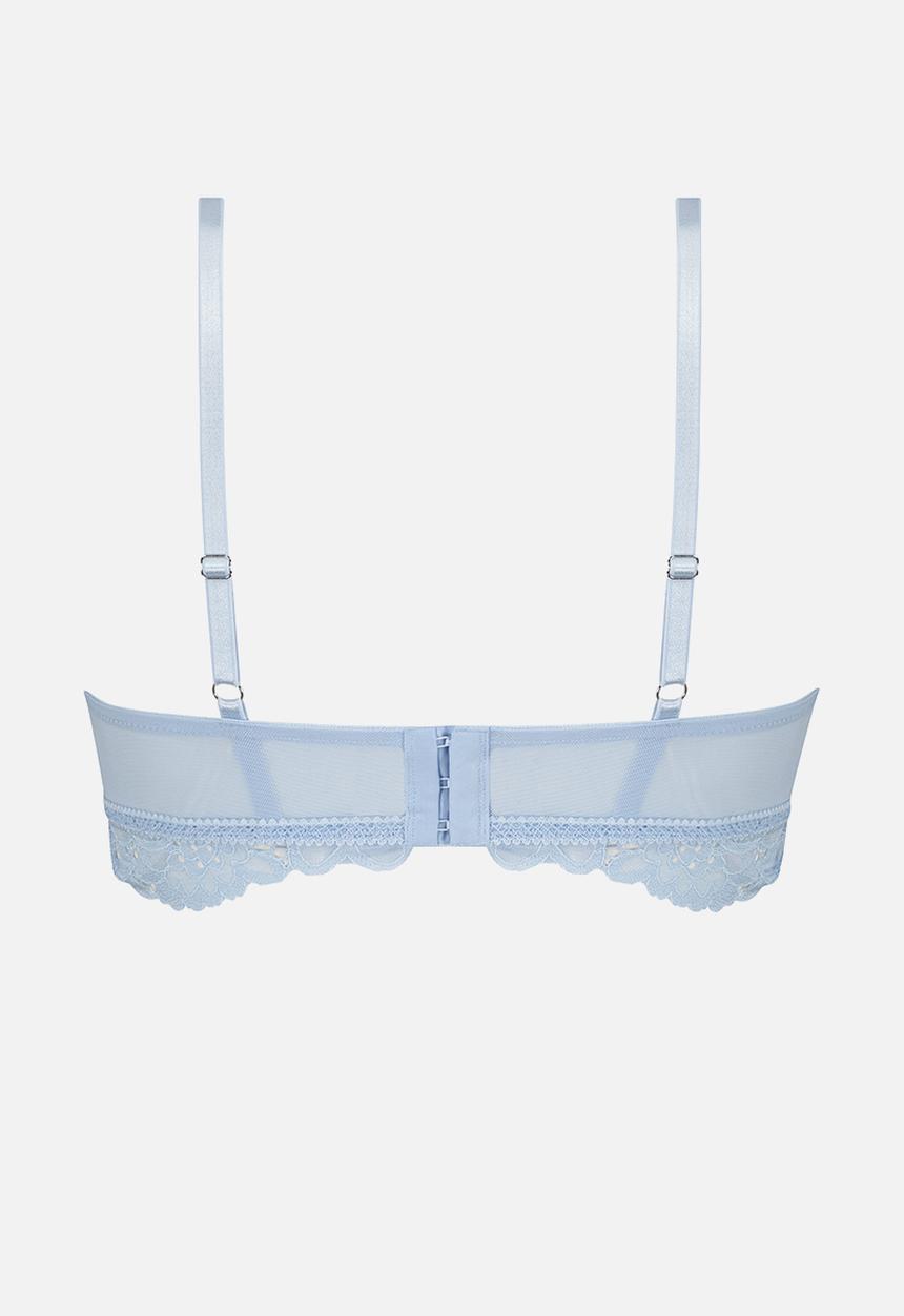 Hunkemoller - Shiloh non wired low bra - blue