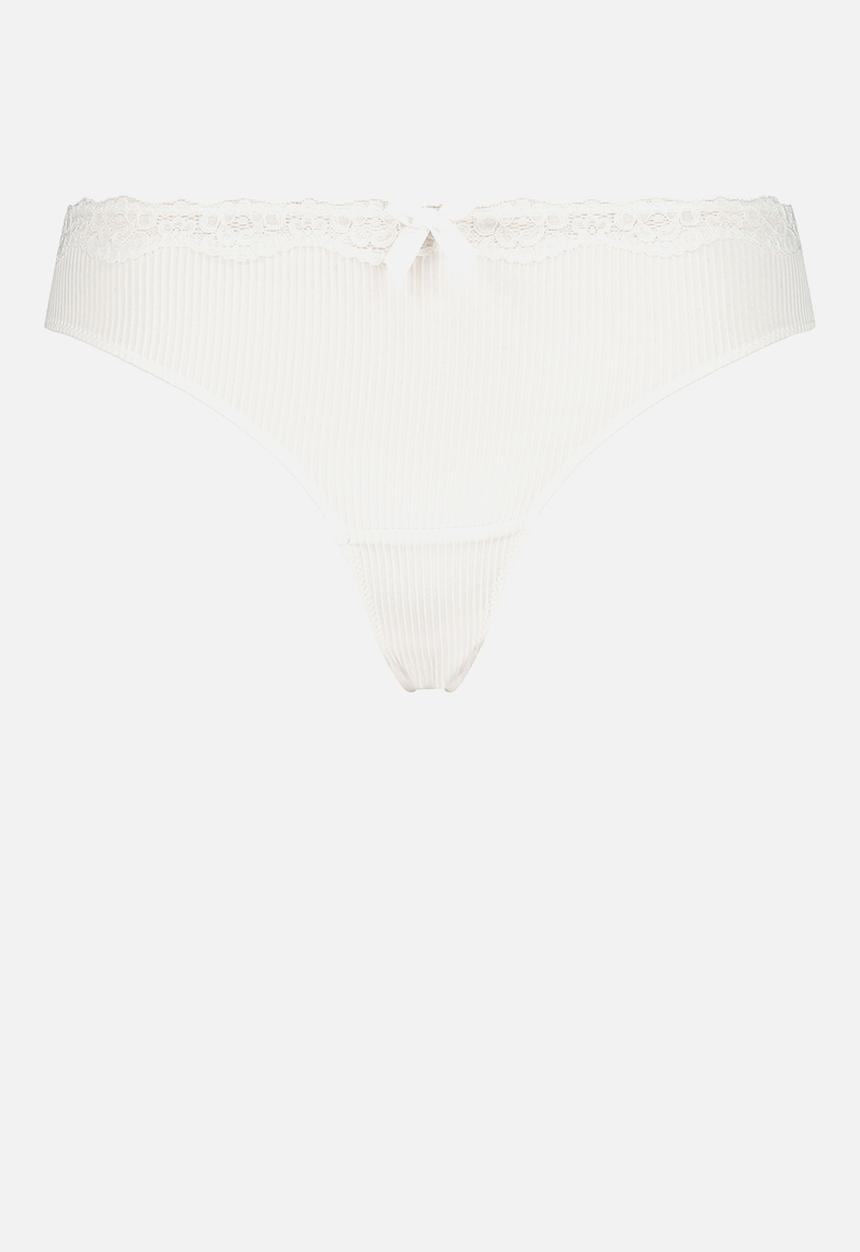 Hunkemoller - Lola string thong - off white
