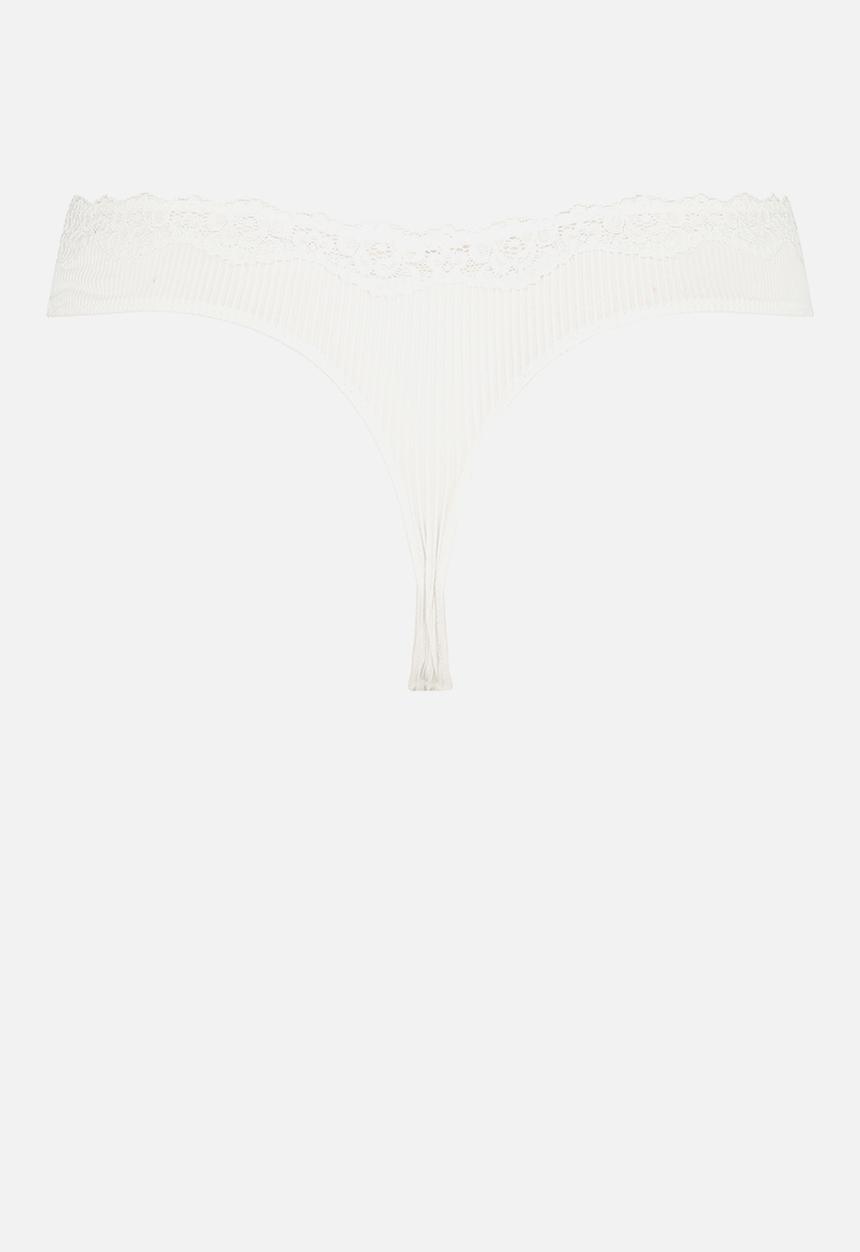 Hunkemoller - Lola string thong - off white