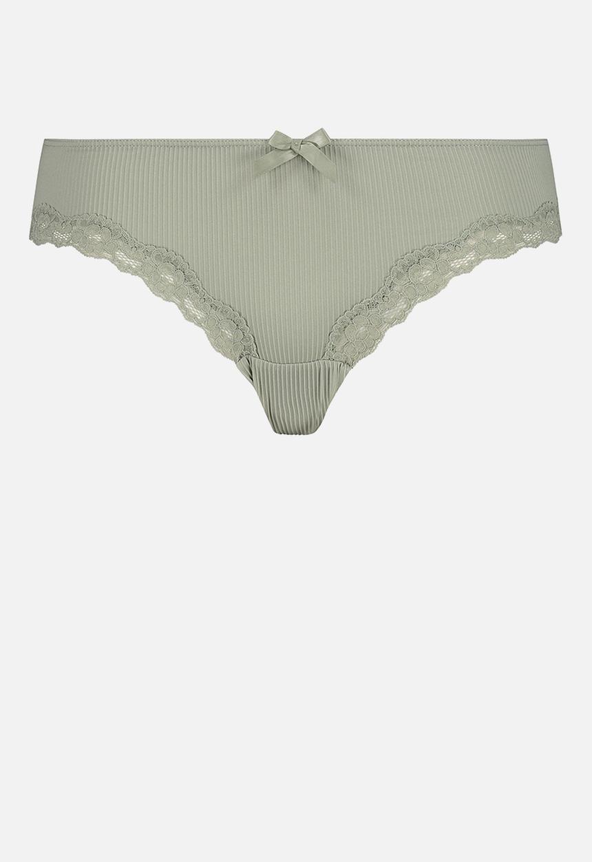 Hunkemoller - Lola brazilian panty - green