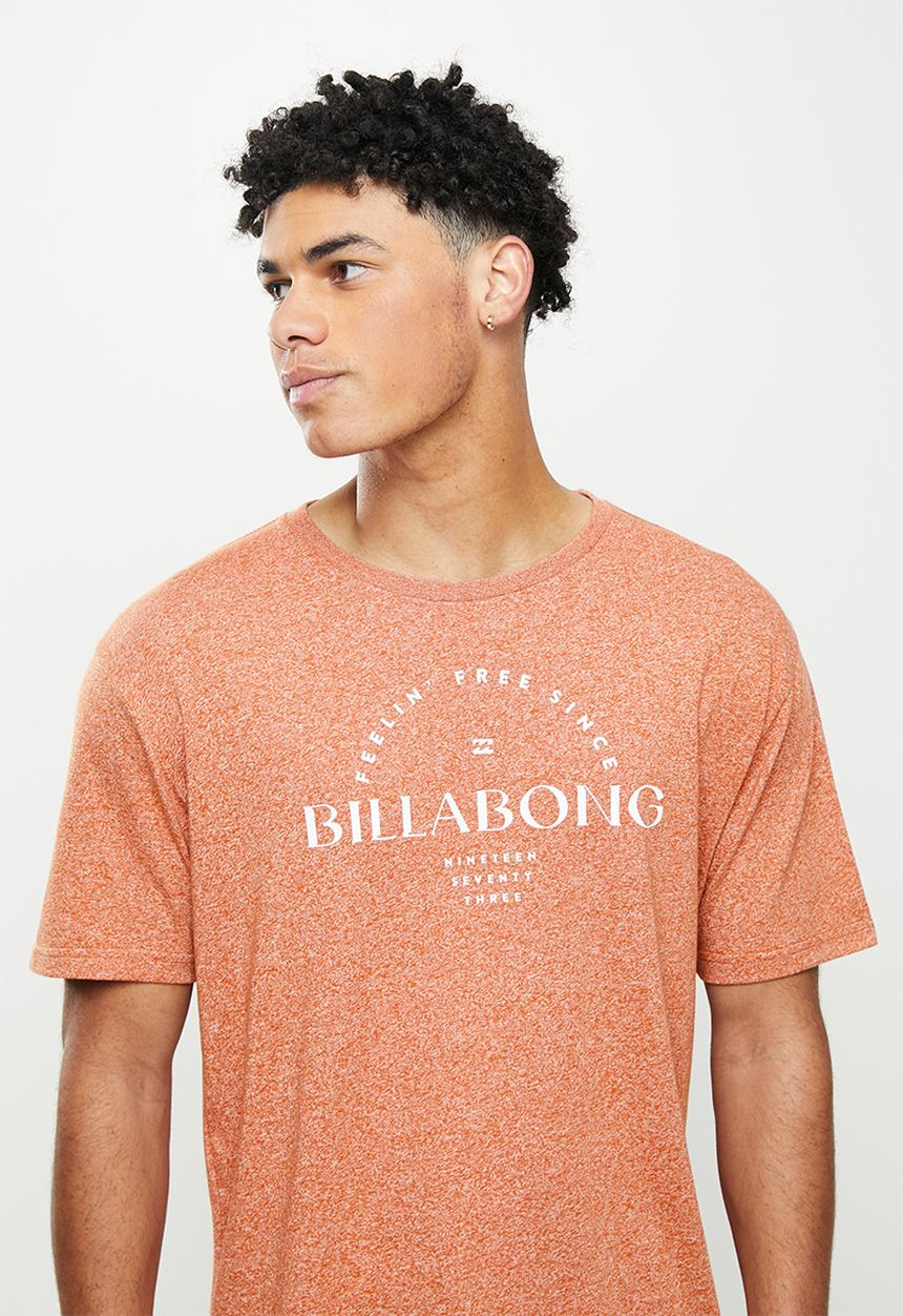 Billabong  - Coastal stown short sleeve tee - terracotta jasp