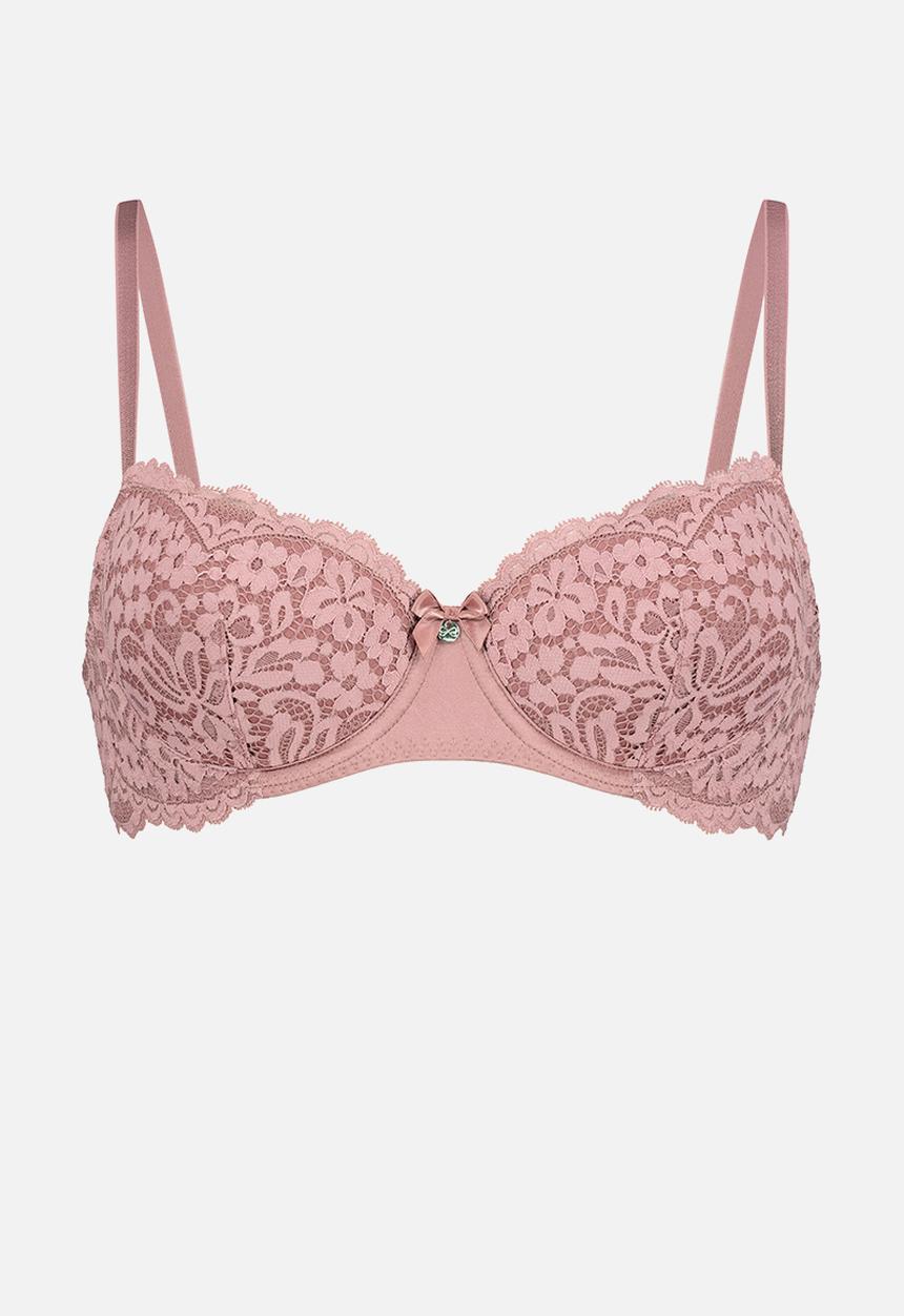 Hunkemoller - Rose padded bra - purple