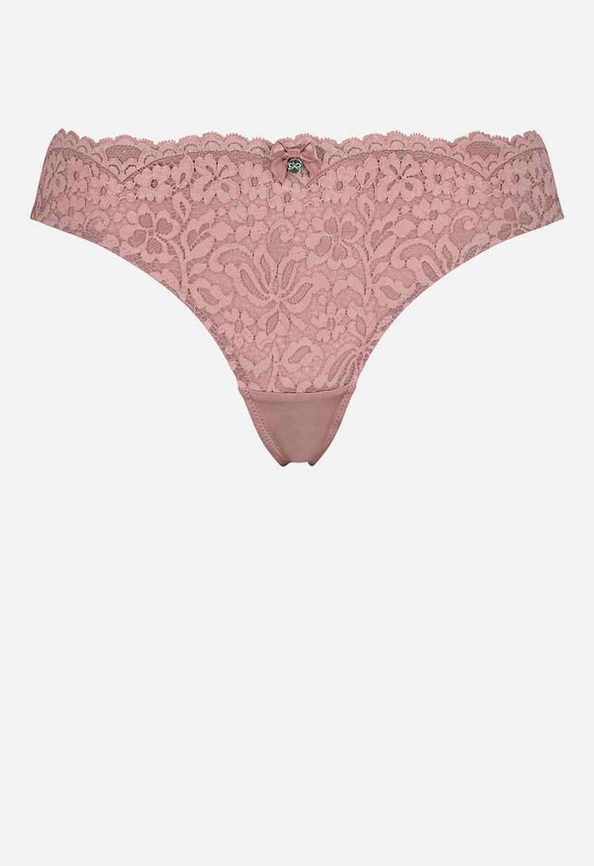 Hunkemoller - Rose string thong - purple
