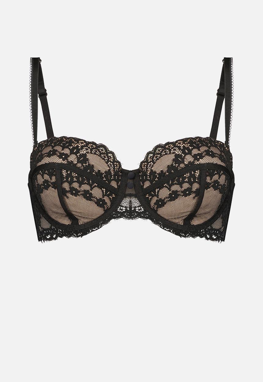 Hunkemoller - Daisy padded bra - black