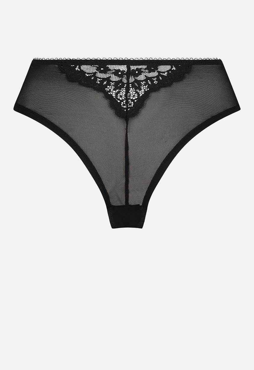 Hunkemoller - Daisy brazilian panty - black