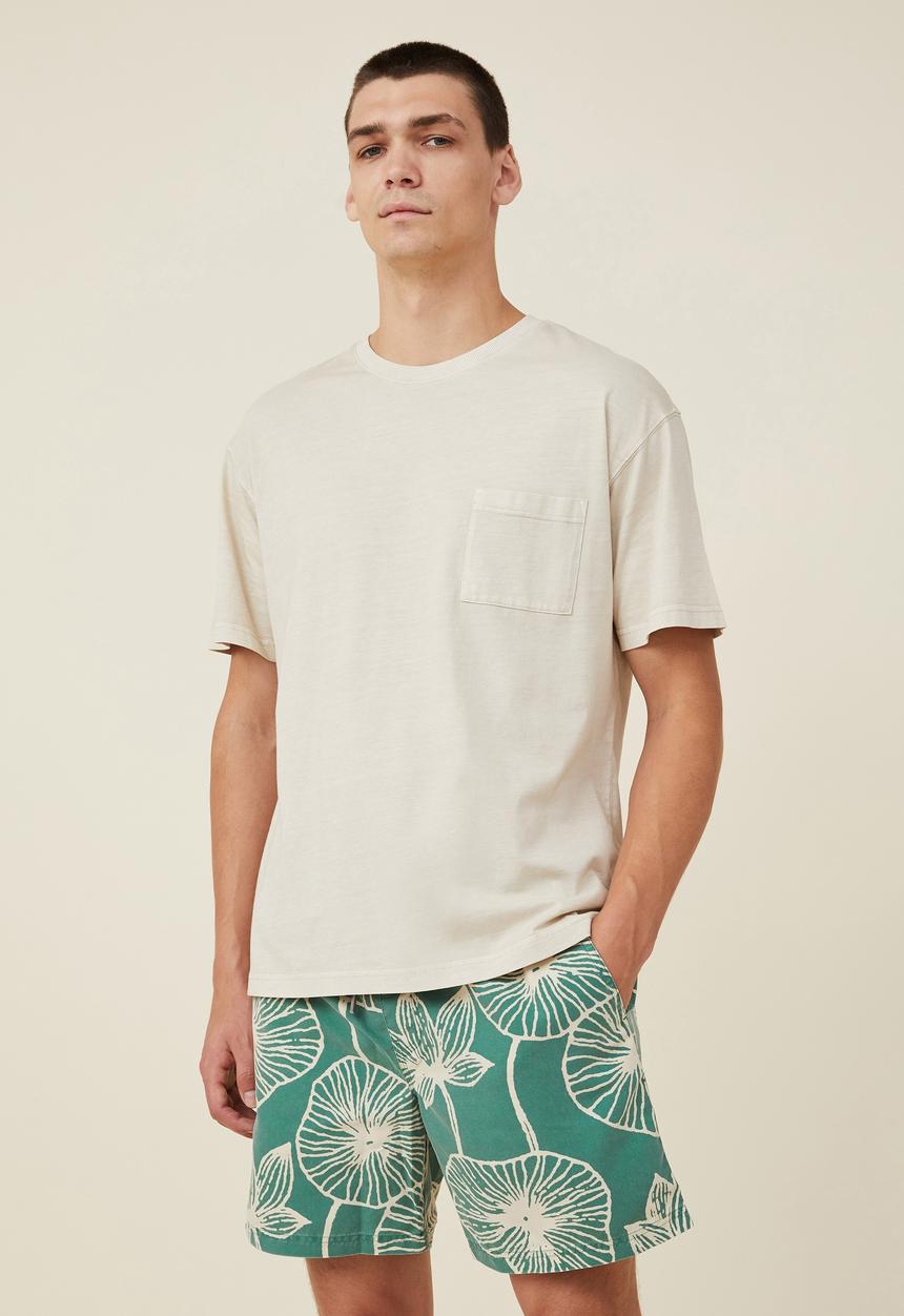 Cotton On - Kahuna short - green floral