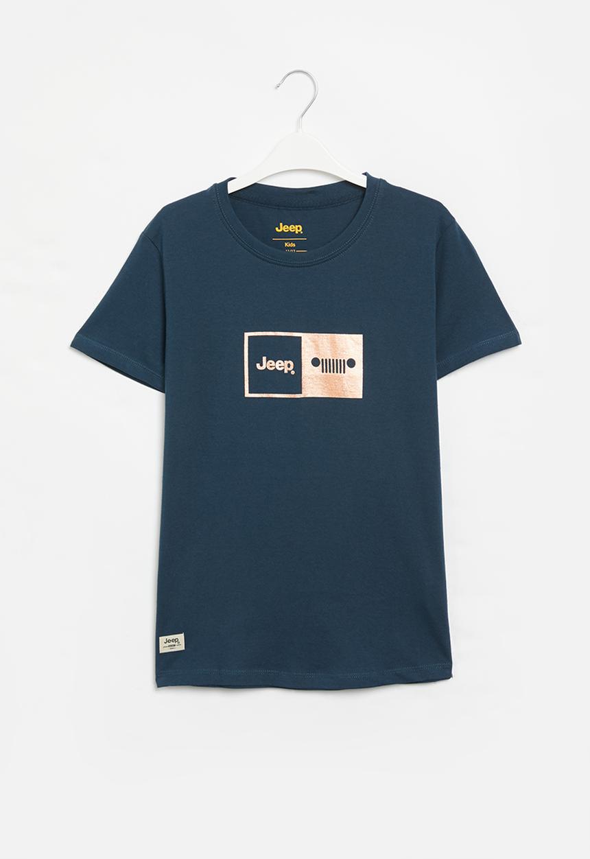 JEEP - Jeep logo T-shirt - navy