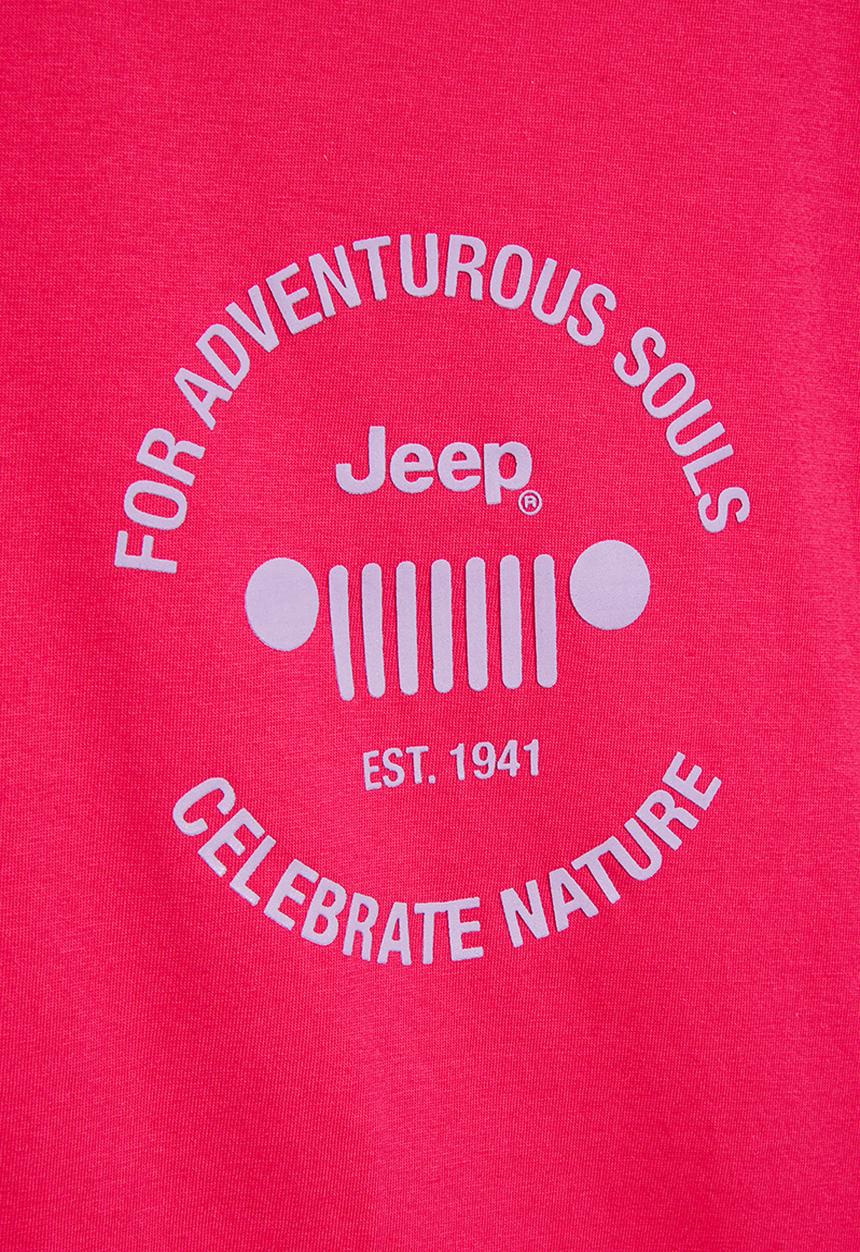 JEEP - Jeep logo T-shirt - pink