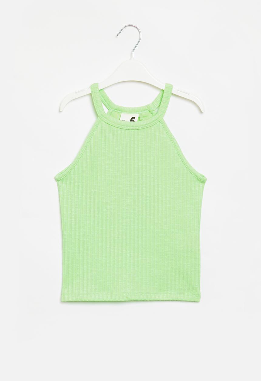 Cotton On - Leah rib tank - washed spearmint
