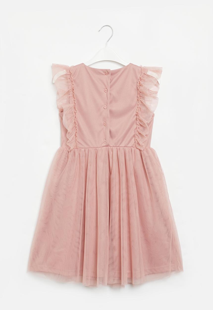 Superbalist - Tulle dress with frill - pink rose 
