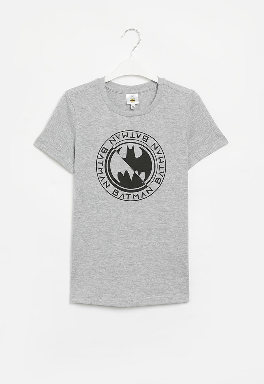 Superbalist - Older boys batman short sleeve T-shirt - grey melange