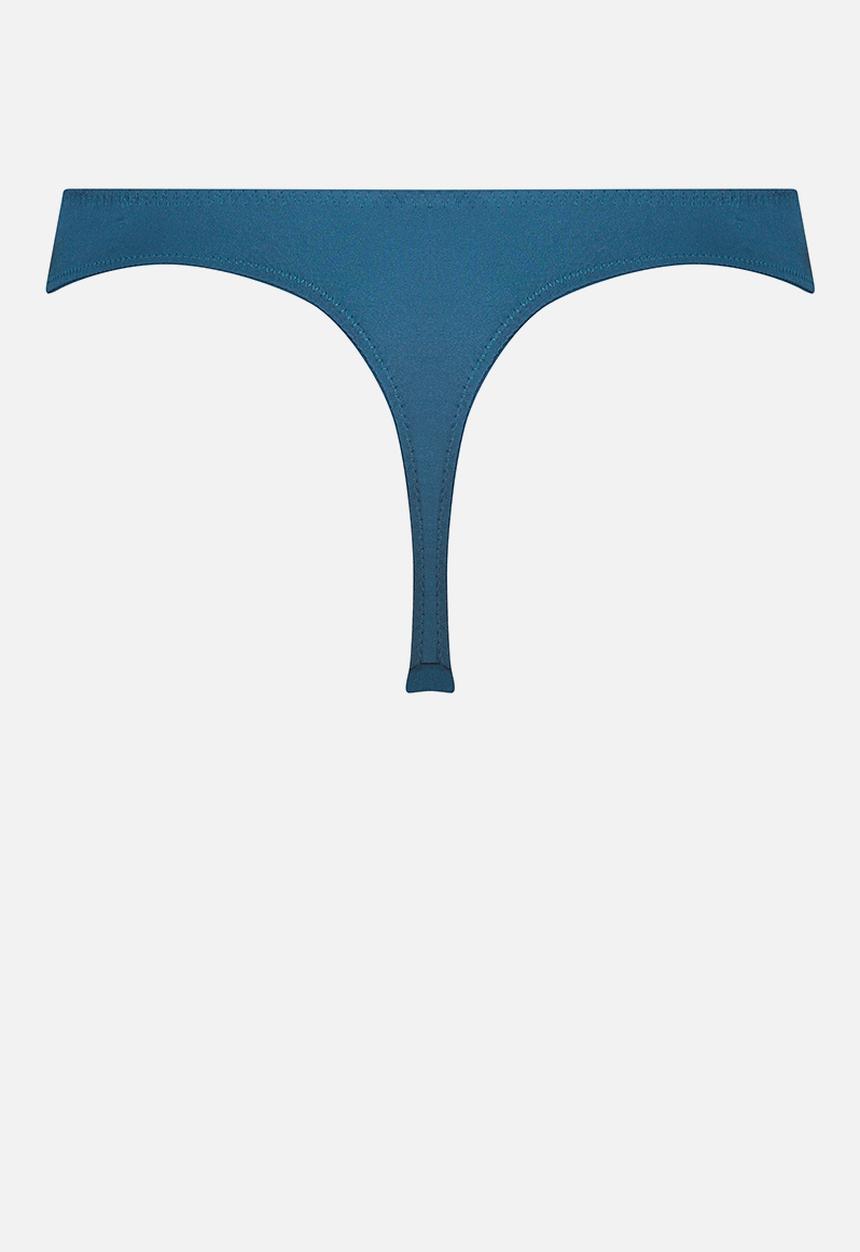 Hunkemoller - Rose string thong - blue