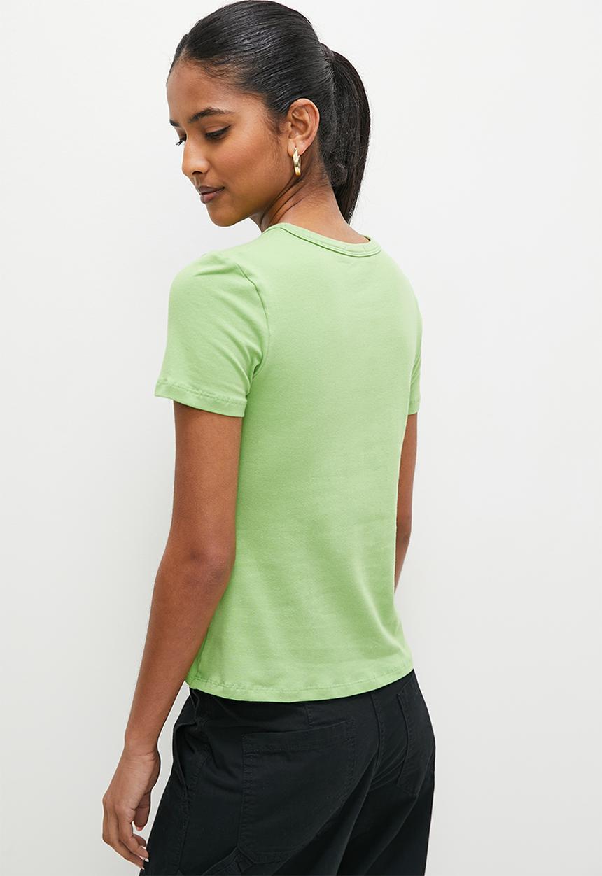 Superbalist - Basic crew fitted tee - green