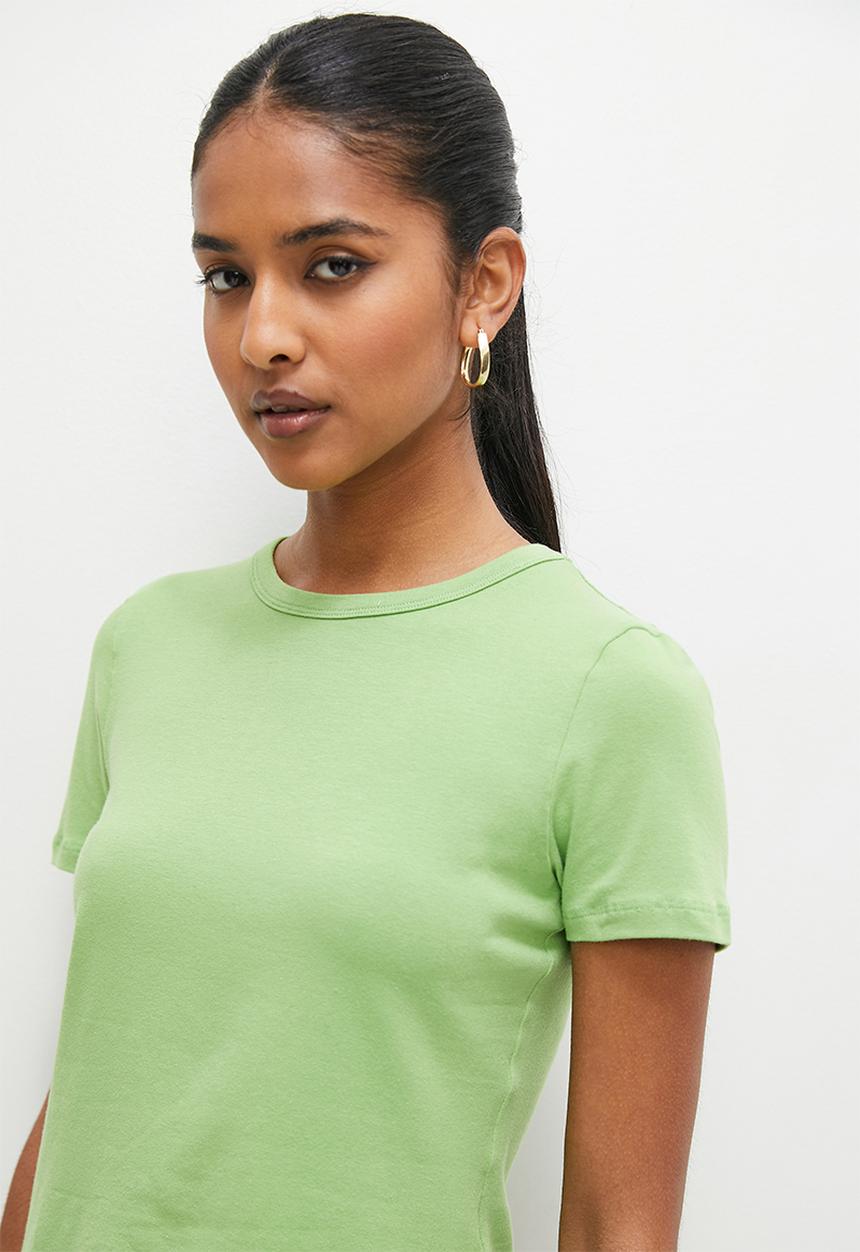 Superbalist - Basic crew fitted tee - green