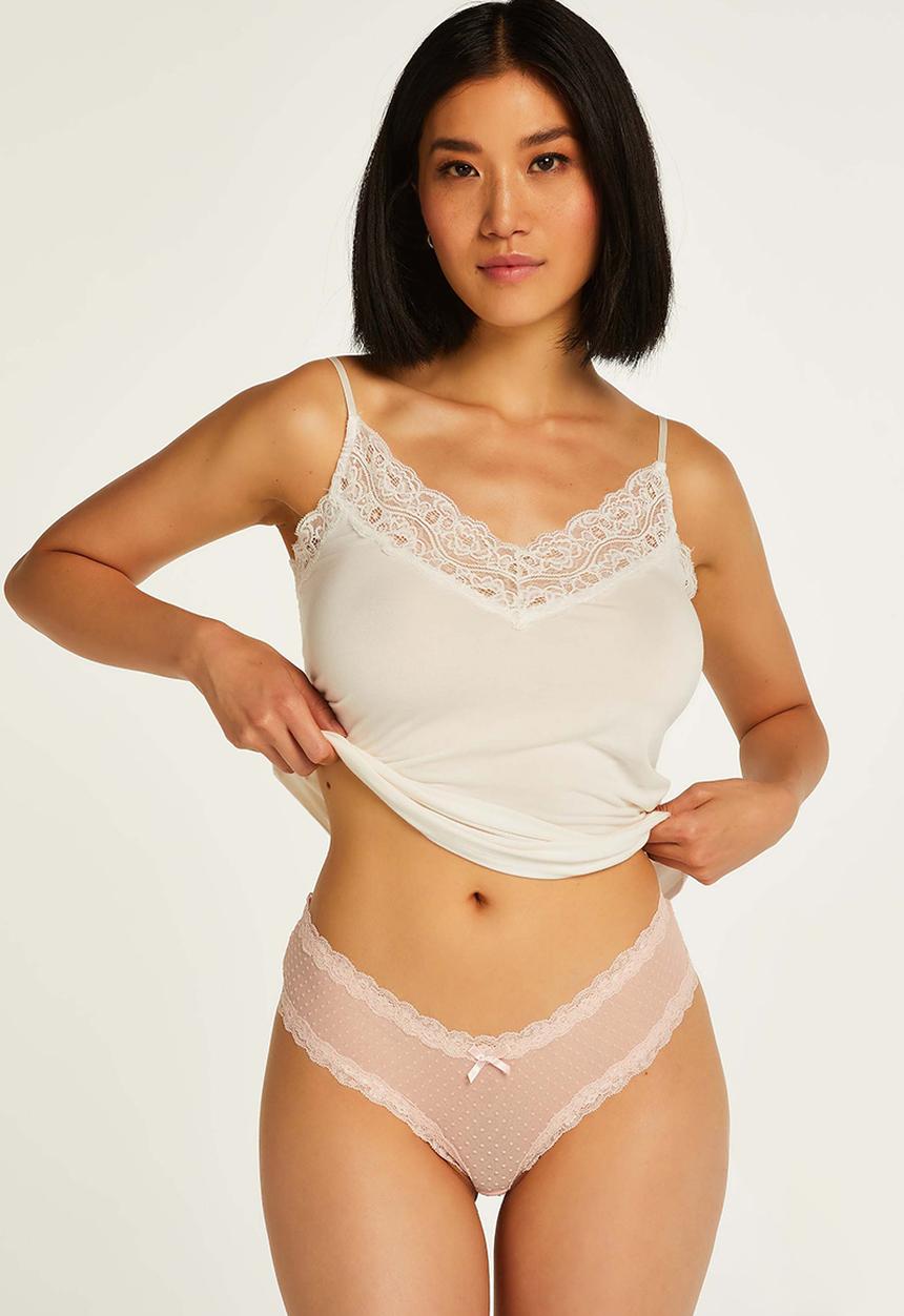 Hunkemoller - 3 Pack v-shape stripe mesh brazilian - multi 