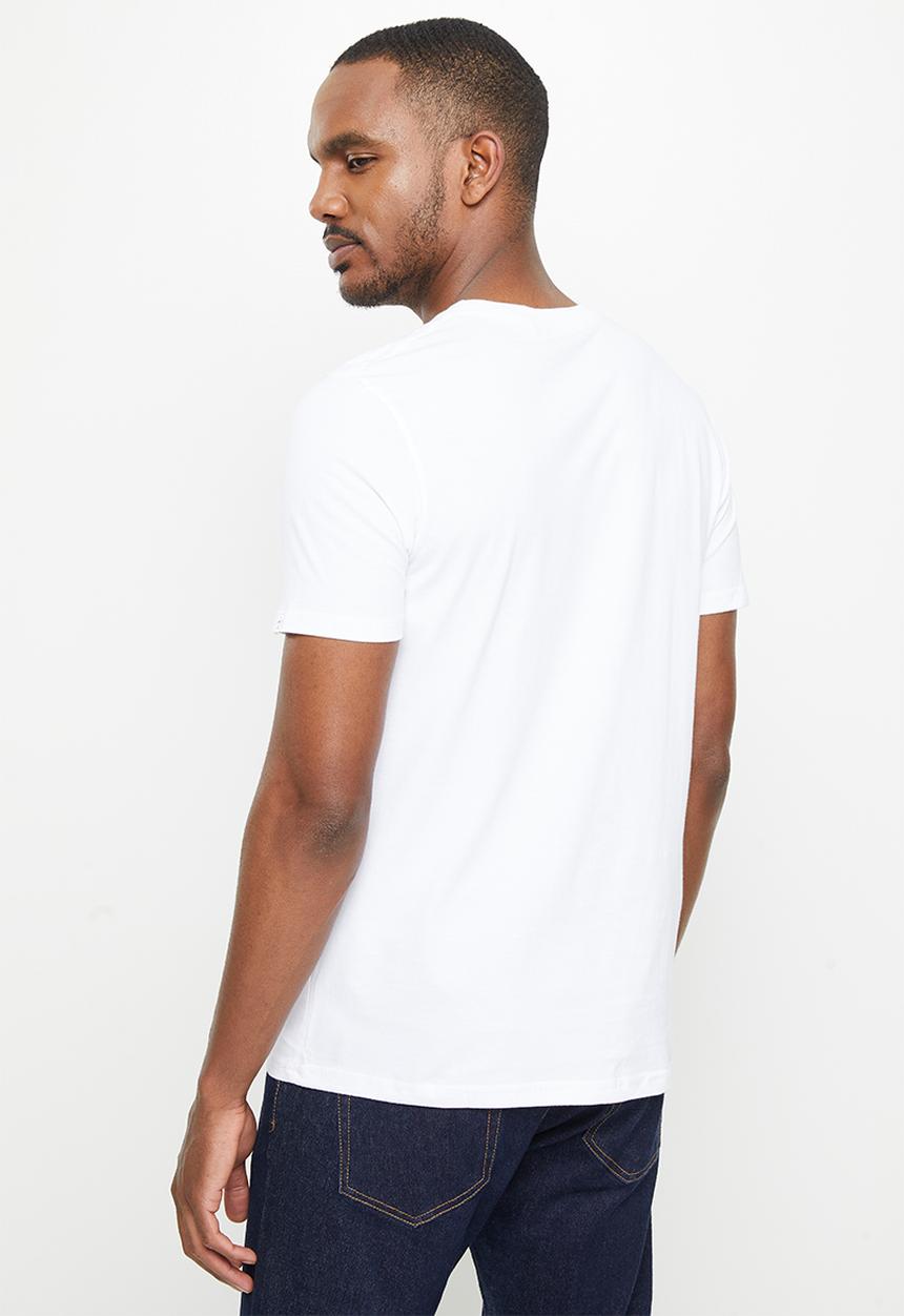 Original Penguin - Square block short sleeve tee - bright white