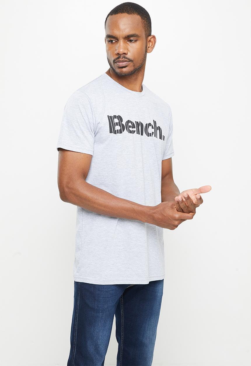 Bench - Poznan short sleeve tee - grey melange