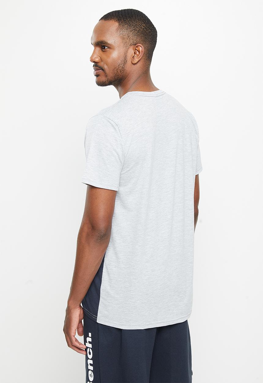 Bench - Florent short sleeve tee - grey melange