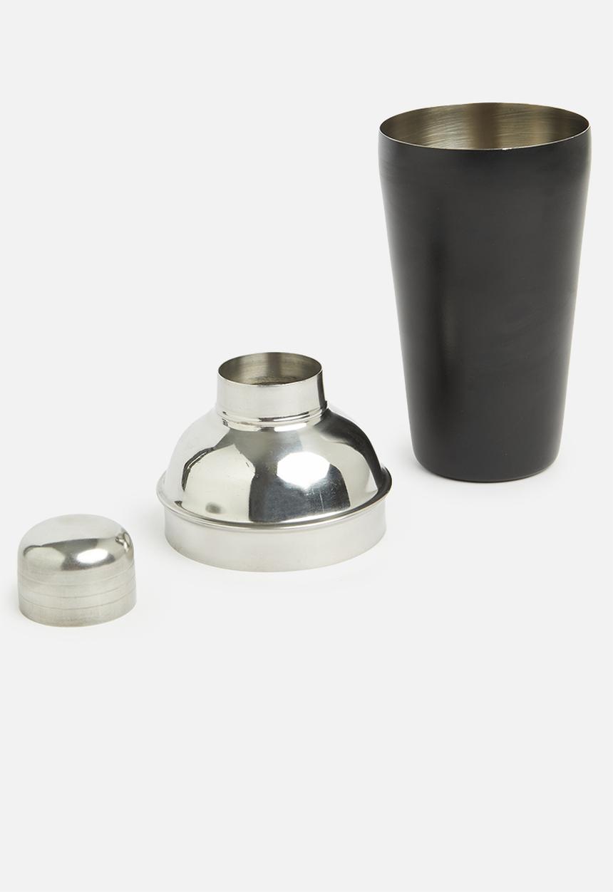 Excellent Houseware - Cocktail shaker set - matte black