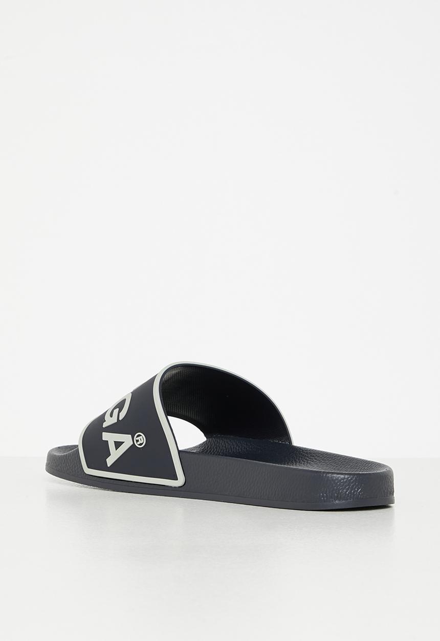 SUPERGA - 1908 putru slide - navy & white 