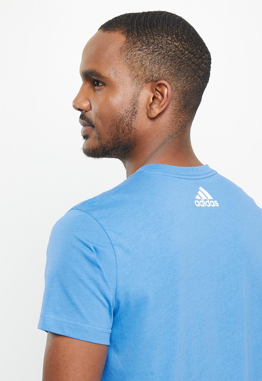 adidas Performance - Emblems graphic tee- pulse blue