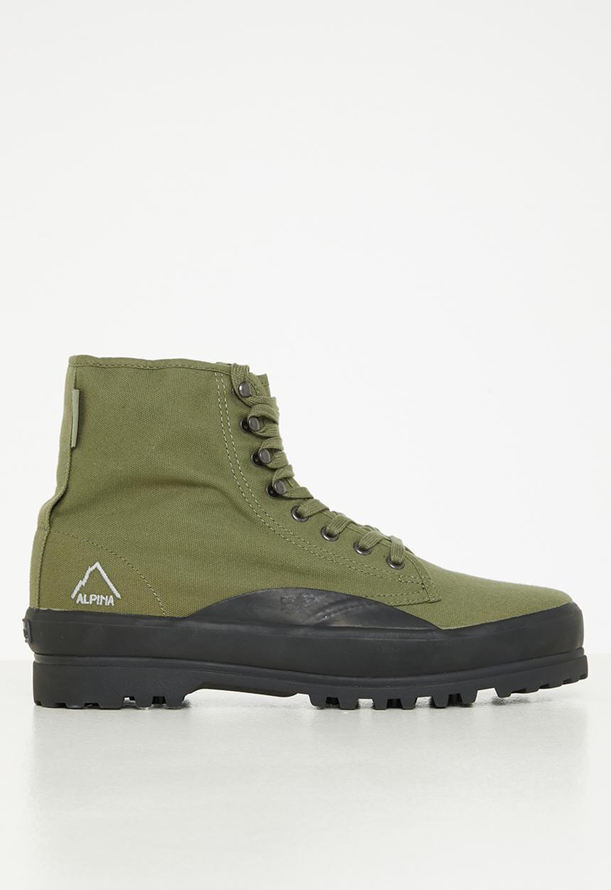 SUPERGA - Alpina - green sherwood & black