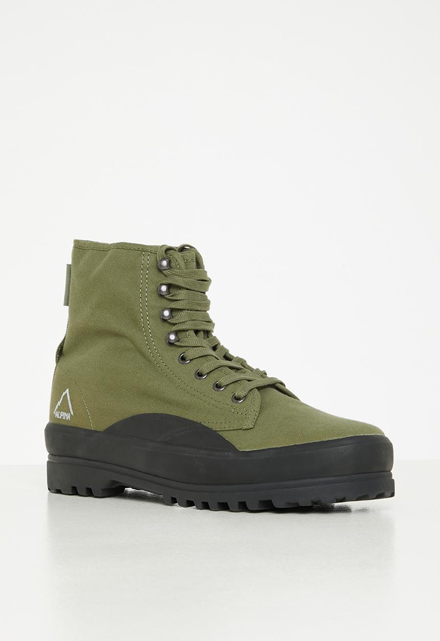 SUPERGA - Alpina - green sherwood & black