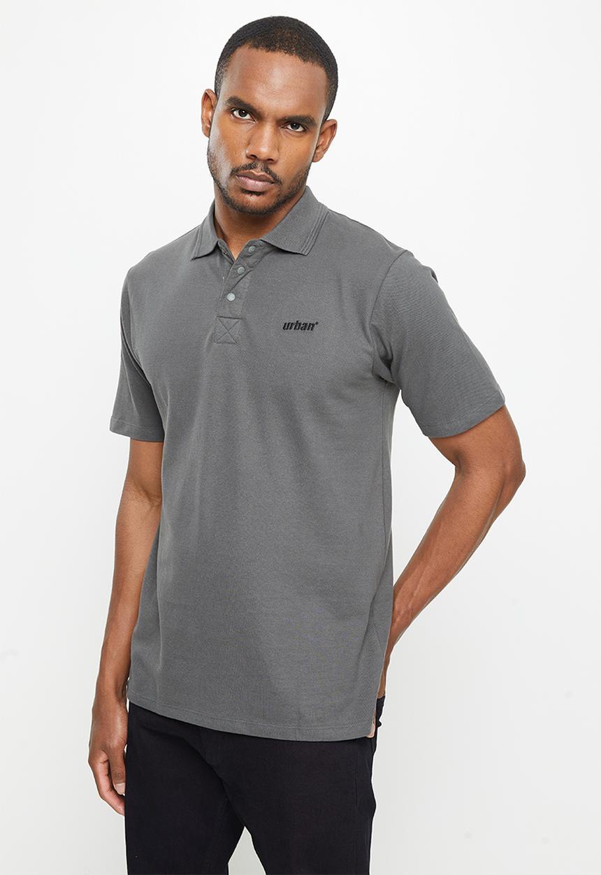 urban° - Urban chest embroidery golfer - charcoal