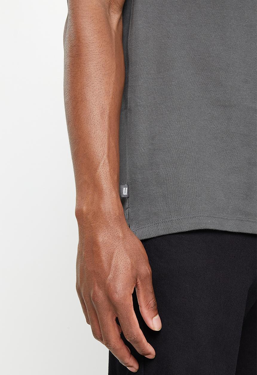 urban° - Urban chest embroidery golfer - charcoal