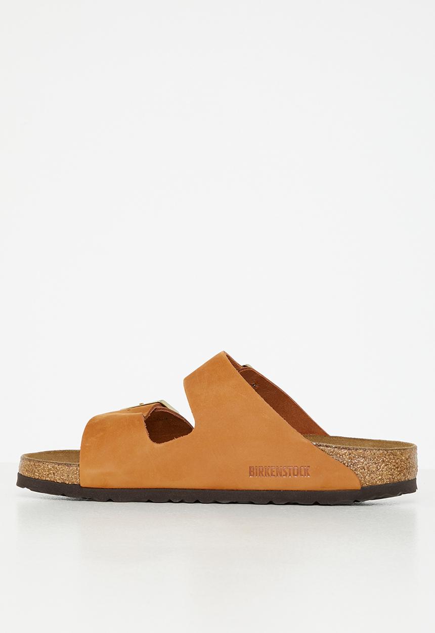 Birkenstock - Arizona sfb soft nubuck narrow - pecan