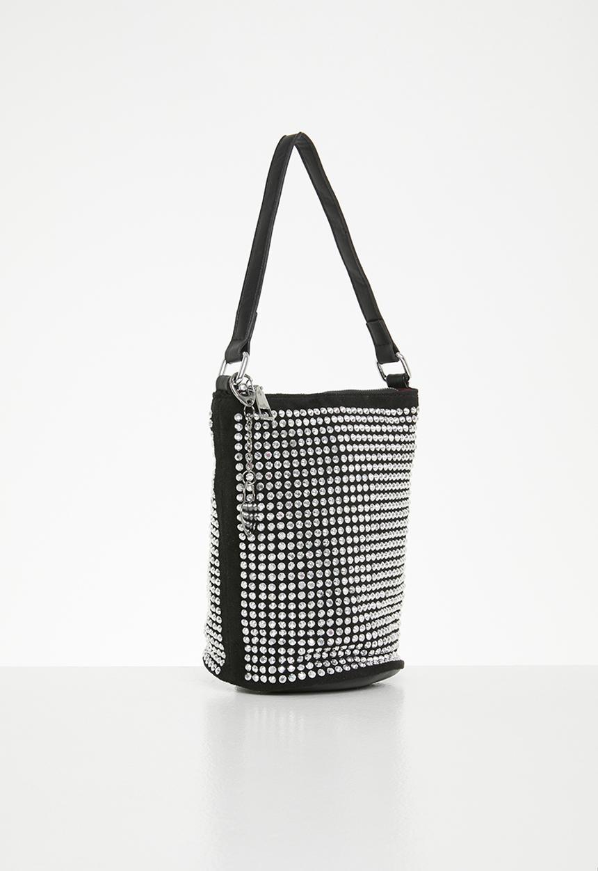 SISSY BOY - Bling lady like bag - silver