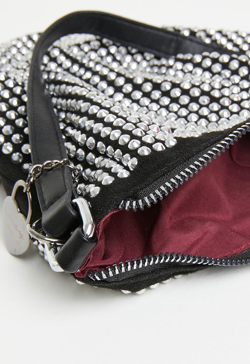SISSY BOY - Bling lady like bag - silver