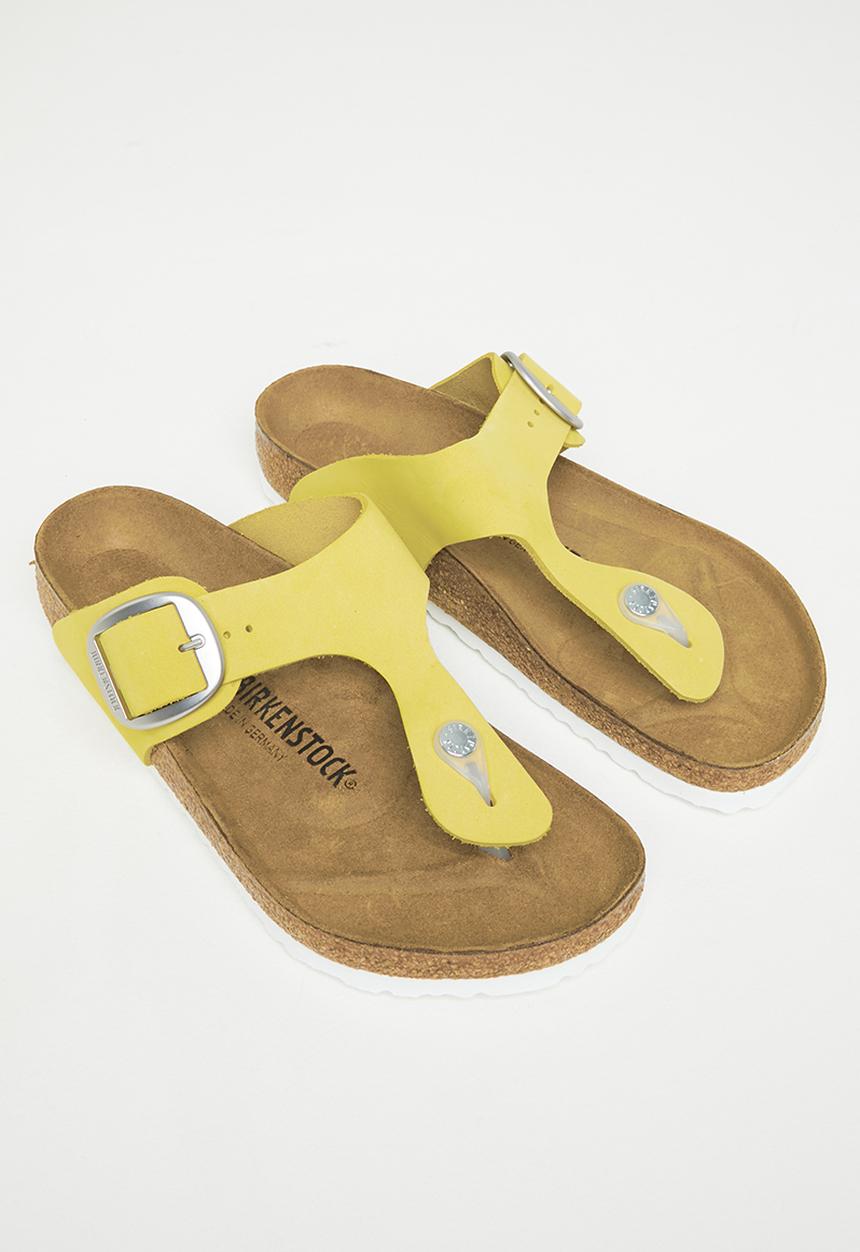 Birkenstock - Gizeh nubuck leather regular - popcorn